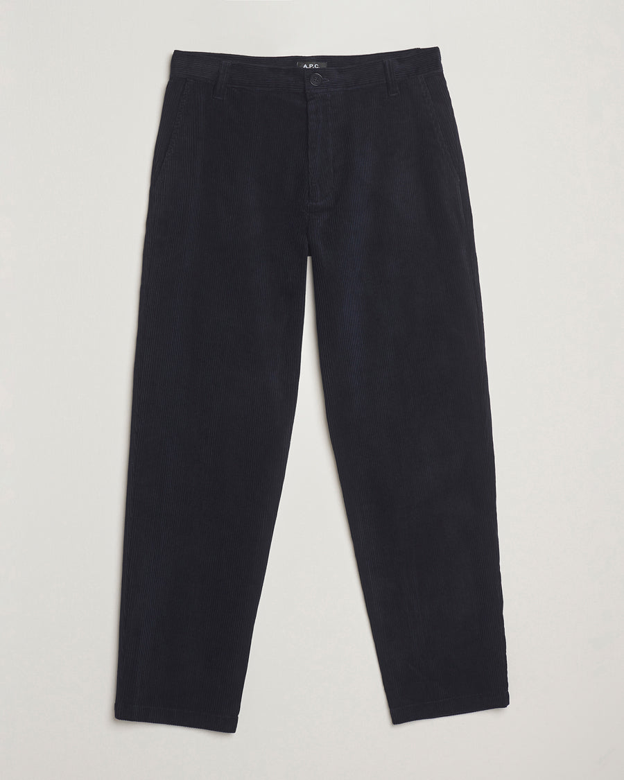 A.P.C. Lawrence Corduroy Trousers Dark Navy