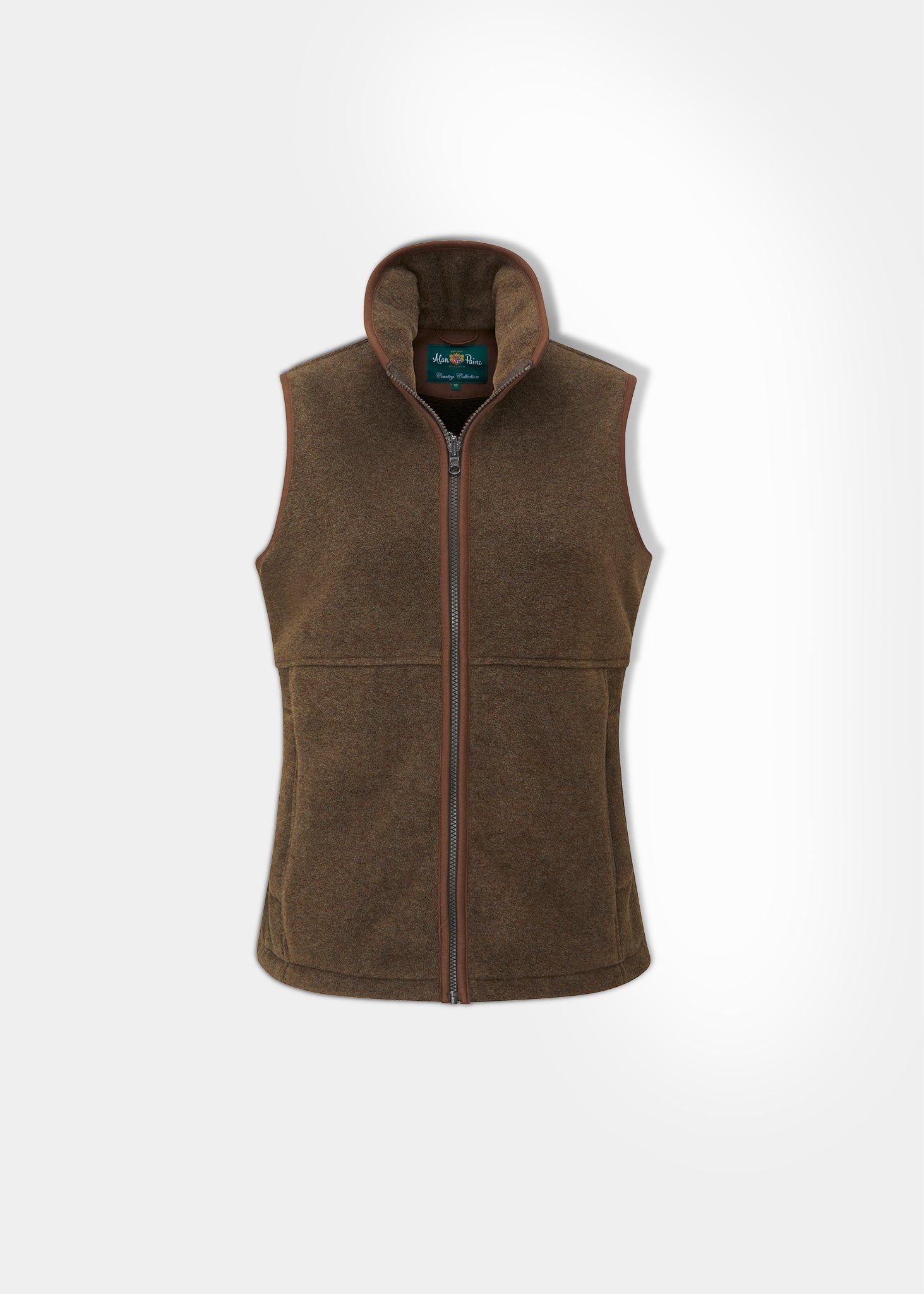 Aylsham Ladies Fleece Gilet In Pecan - Regular Fit