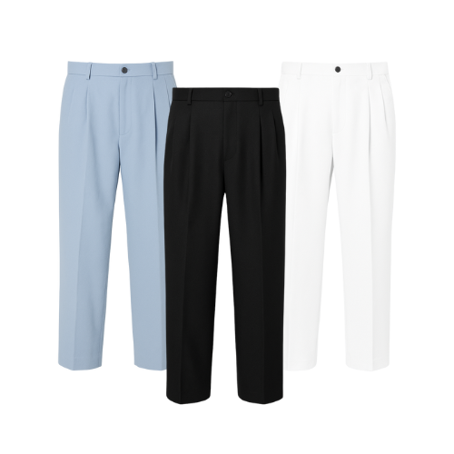 THE STRUCTURED CHINO SET — BUY 1, GET 3