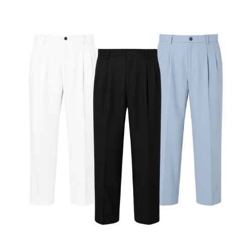 THE STRUCTURED CHINO SET — BUY 1, GET 3