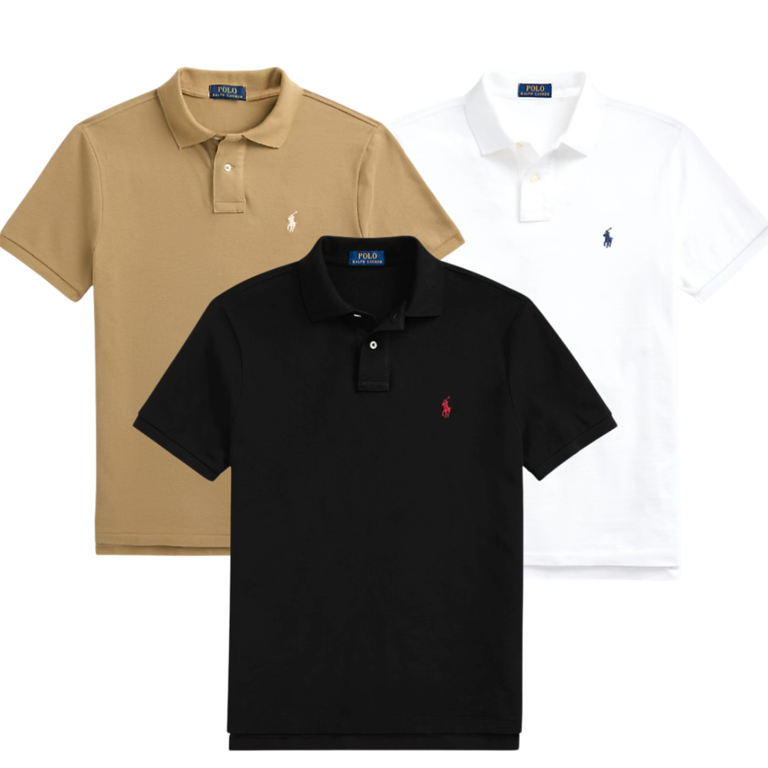 BUY 1, GET 3 – THE ICONIC MESH POLO SHIRT SLIM FIT