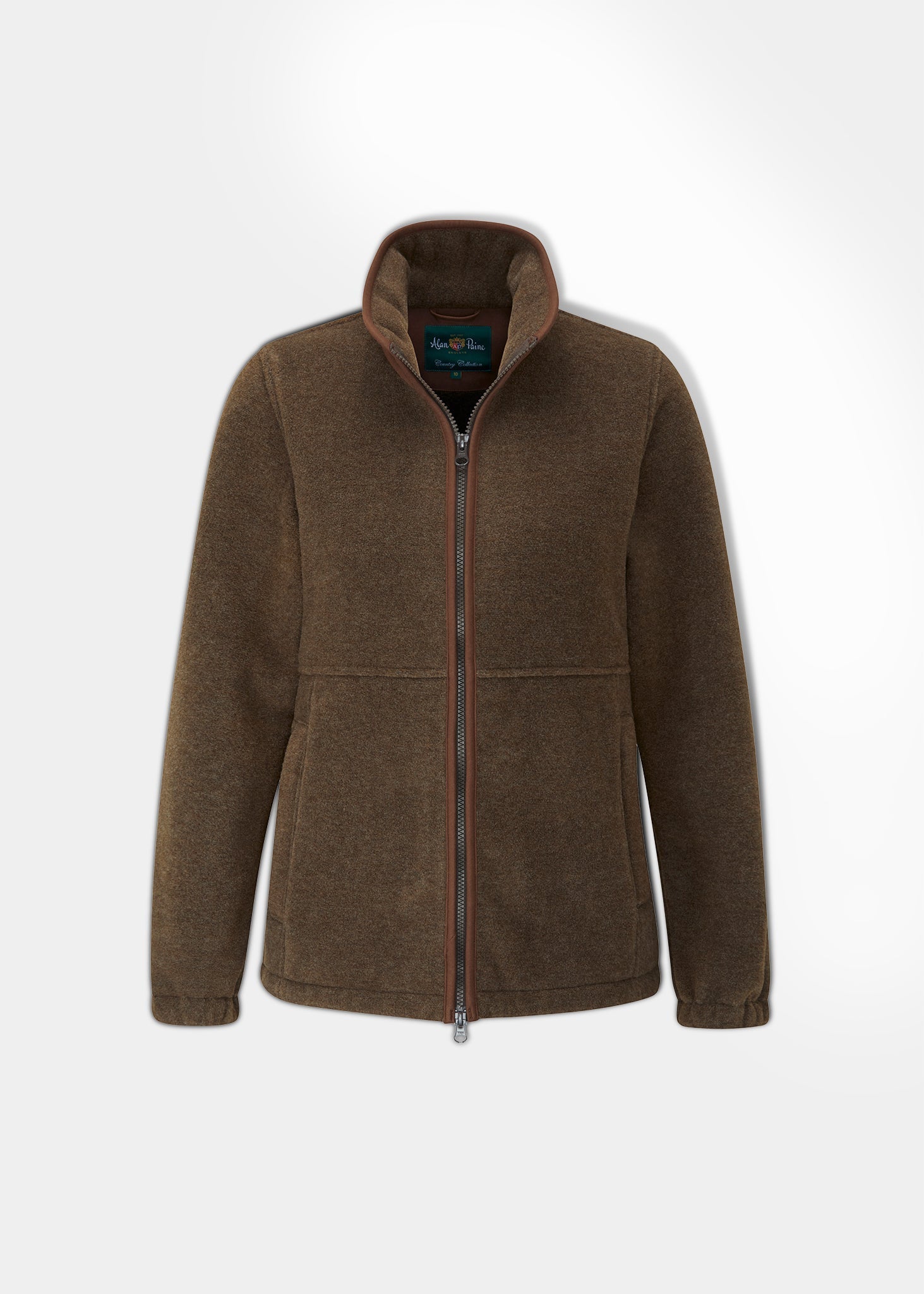Aylsham Ladies Fleece Jacket In Pecan - Regular Fit